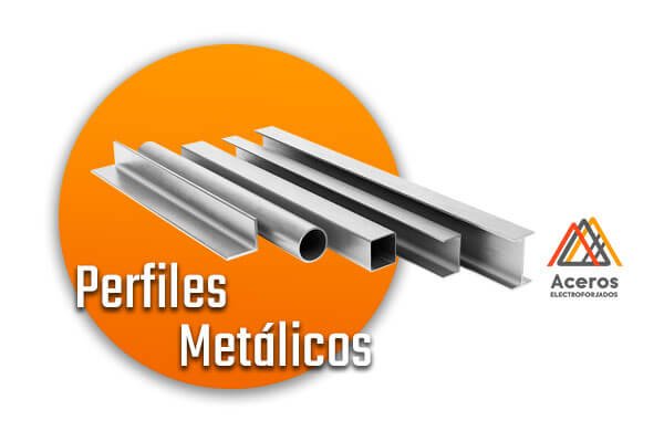 Variedad de perfiles metálicos de acero