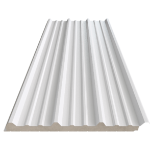 Panel aislante Glamet vista frontal