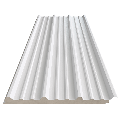 Panel aislante Glamet vista frontal