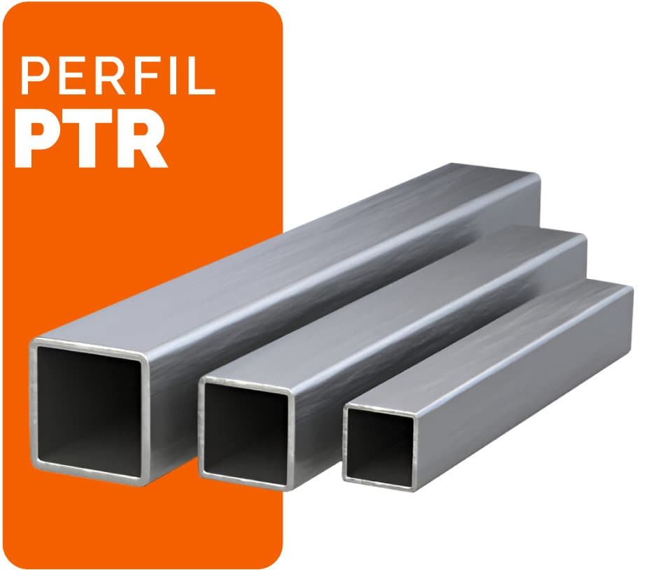 Perfiles PTR en distintos tamaños