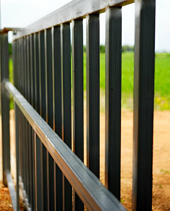 Acercamiento a cerca de perfil tubular