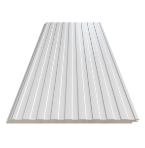 Vista frontal de panel aislante economuro