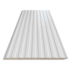 Vista frontal de panel aislante economuro