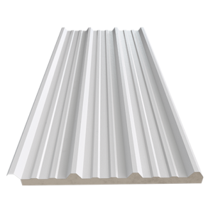 Panel aislante econotecho vista frontal