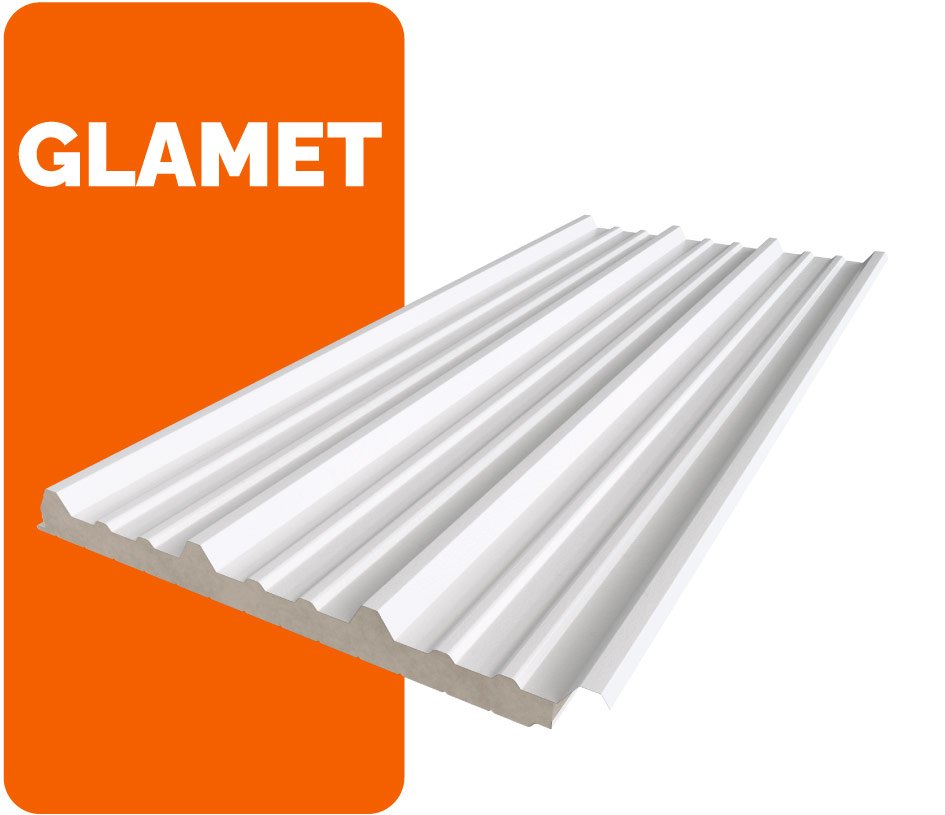 Infografía del panel glamet de Metecno