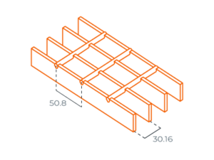 Esquema de rejilla de acero inoxidable modelo 06