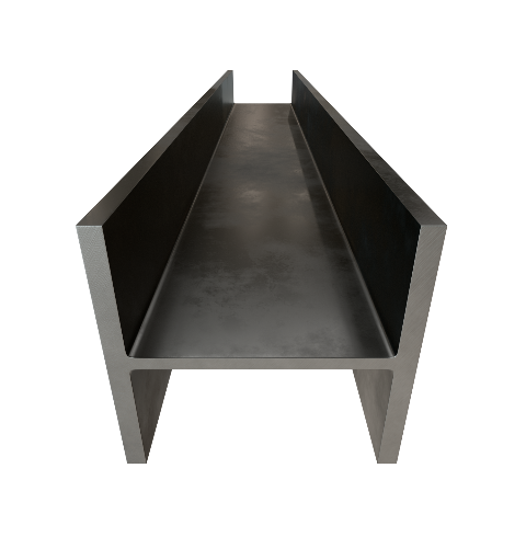 Vista frontal de vga IPR de acero