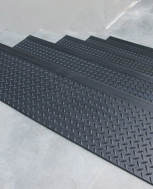 Escaleras de lámina antiderrapante