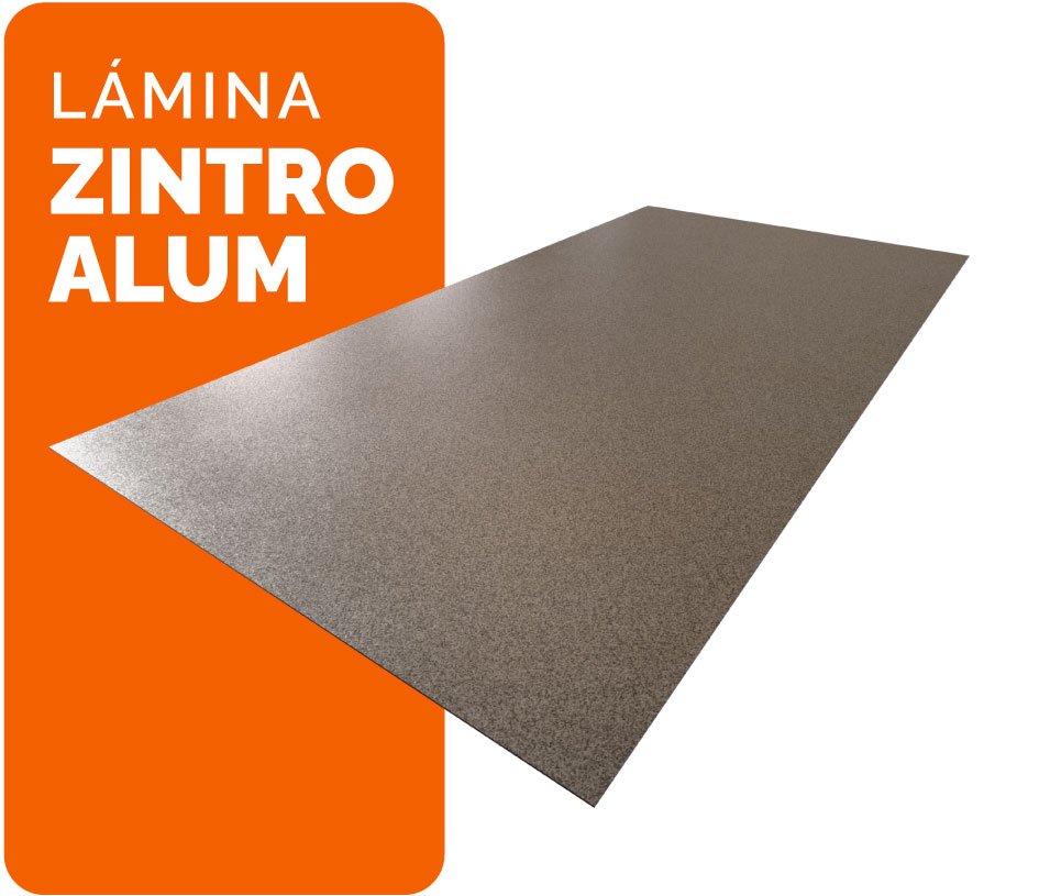 Lámina zintro alum infografía