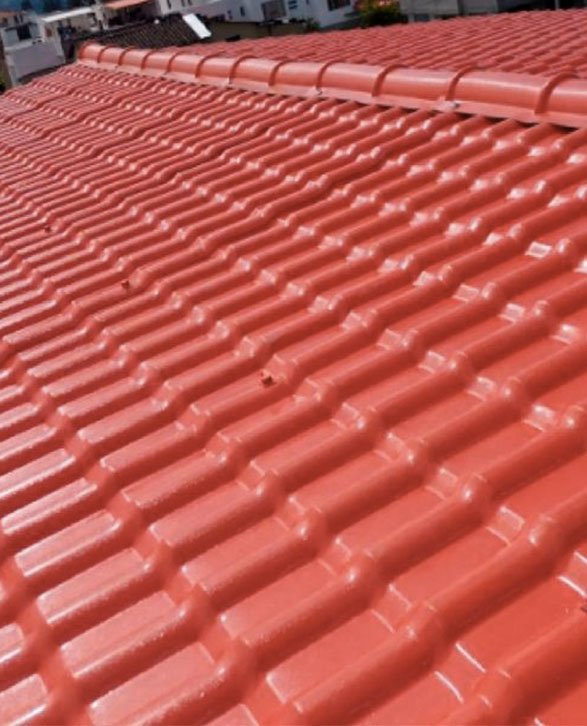 Techo de lámina PVC ultrateja España